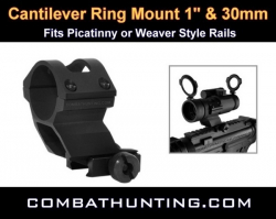 Cantilever Ring Mount 1" & 30mm Weaver Style
