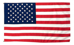 2' Foot x 3" Foot U.S. Flag Polyester