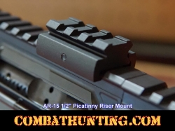 AR-15 1/2" Picatinny Riser Mount 1.6" Rail