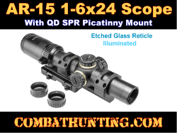 1-6x24 Scope With QD SPR Mount Picatinny