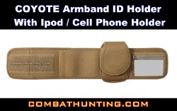 Armband ID Holder With Ipod/Cell Phone Holder