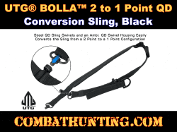 UTG® BOLLA™ 2 to 1 Point QD Conversion Sling Black