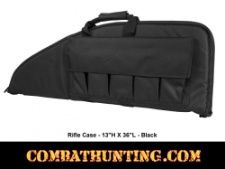 Black Tactical Rifle Soft Gun Case 36"