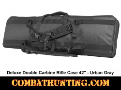 Double Carbine Rifle Case 42 Inches Urban Gray