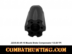 .223/5.56 AR-15 Muzzle Brake Compensator 1/2-28 TPI