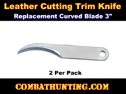 Leather Cutting Trim Knife Replacement Curved Blade