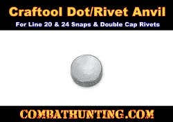 Craftool Dot/Rivet Anvil Leather Working Tools