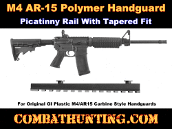 M4 AR-15 Polymer Handguard Picatinny Rail