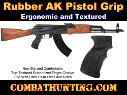 AK-47/AK-74 Rubber Gun Grip with Finger Grooves