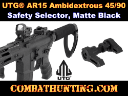 UTG AR15 Ambidextrous 45/90 Safety Selector Matte Black