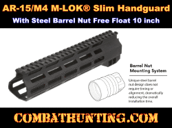 AR-15 M4 M-LOK® Slim Handguard Free Float 10 inch