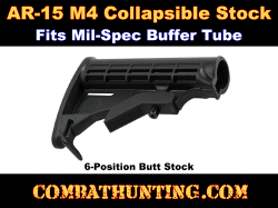 M4 Collapsible Stock For Mil-Spec Buffer Tube