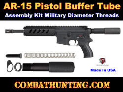 AR-15 Pistol Length Buffer Tube Assembly Kit Mil-spec