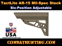 ATI TactLite AR-15 AR-10 Mil-Spec Stock FDE