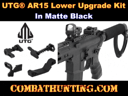 UTG® AR15 Lower Upgrade Kit, Matte Black