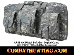 AR15 AK Pistol Soft Gun Case 28" Digital Camo