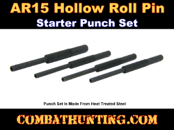 AR-15 Hollow Roll Pin Starter Punch Set