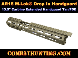 M-Lok® Drop In Handguard 13.5" Carbine Extended Handguard Length