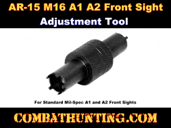 AR-15 M16 A1 A2 Front Sight Adjustment Tool
