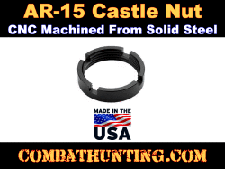 Receiver Extension Nut (Castle Nut) Steel