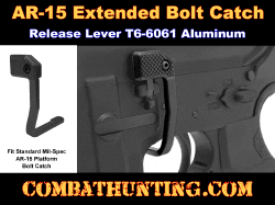 Extended Bolt Catch Release Lever AR-15/M4