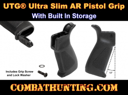 AR-15 Ultra Slim Pistol Grip Black Polymer UTG®