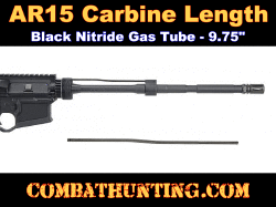 Black Nitride Carbine Gas Tube 9.75 inches