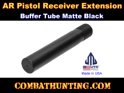 UTG PRO AR Pistol Receiver Extension Buffer Tube Matte Black