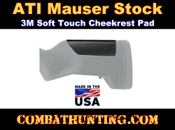 ATI Mauser 98 Stock Soft Touch Cheekrest Pad
