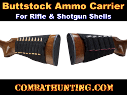Buttstock Ammo Carrier For Rifle & Shotgun