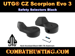 CZ Scorpion Evo 3 Safety Selectors Black Anodized