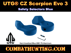 CZ Scorpion Evo 3 Safety Selectors Blue Anodized