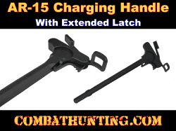 AR-15 Charging Handle with Extended Latch Upgrade