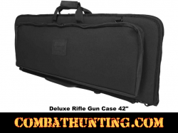 Deluxe Black Rifle Case Soft Gun Case 42 Inches