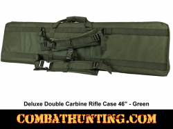 Double Tactical Rifle Case 46 Inches Military Green