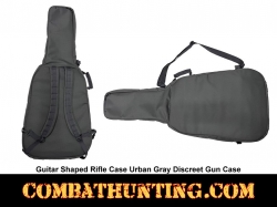 Guitar Shaped Rifle Case Urban Gray Discreet Gun Case