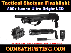 H&R 1871 Pardner Pump Tactical Shotgun Flashlight & Mount 800 lumen