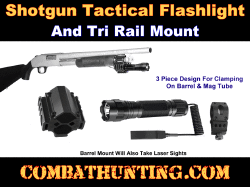 Ithaca 37 Defense Tactical Shotgun Light and Mount