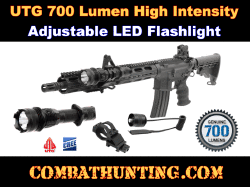 UTG LIBRE Intensity Adjustable LED Flashlight, 700 Lumen