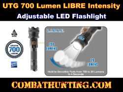 Tactical flashlight with strobe function LED 700 Lumens