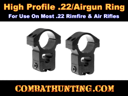 Leapers .22 Scope Rings Airgun Rifle Rings High Profile