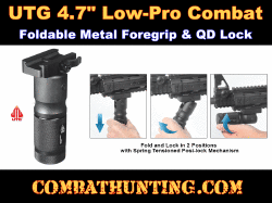 Leapers UTG 4.7" LowPro Combat Foldable Metal Foregrip