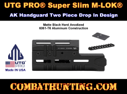 UTG PRO Super Slim M-LOK AK Handguard Black