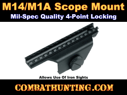 UTG New Gen 4-Point Locking Deluxe M14/M1A Scope Mount