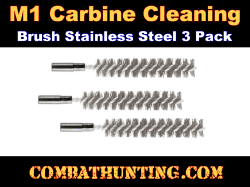 M1 Carbine Bore Brush Stainless Steel-3 Pack