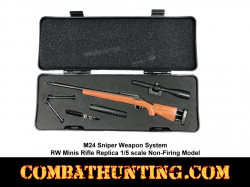 M24 Sniper Weapon System RW Minis Rifle Replica 1/5 scale Non-Firing Model