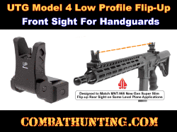 UTG Model 4 Low Profile Flip Up Front Sight For Handguard