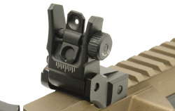 UTG Low Profile Flip-up Rear Sight with Dual Aiming Aperture