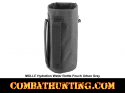 MOLLE Hydration Water Bottle Pouch Urban Gray