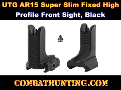 UTG AR-15 Super Slim Fixed High Profile Front Sight Black